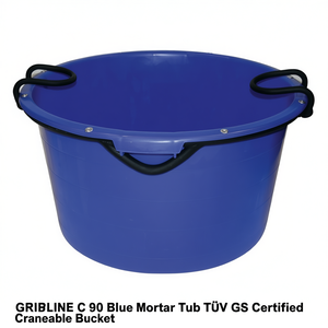GRIPLINE C 90 Blue Mortar Tub TV GS Certified Craneable <b>Bucket</b> - Product Image 3