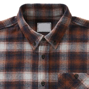 เสื้อผ้าผู้ชายเสื้อฤดูหนาวผ้าฝ้าย100% สำหรับฤดูใบไม้ร่วงของผู้ชายเสื้อโลโก้แบบกำหนดเองของผู้ชายเสื้อแนวสตรีท2025แฟชั่นใหม่ - Product Image 3