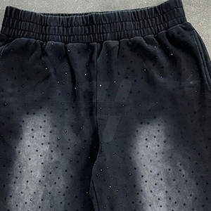 Pantalones de diamantes de imitación para hombre de alta calidad último estilo diseño personalizado con patrón recto servicios OEM para adultos - Product Image 4