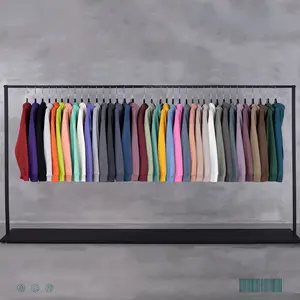 Sudaderas con capucha de gran tamaño para hombre de ajuste Regular de peso pesado de alta calidad, ropa de calle de mezcla de algodón personalizable de otoño - Product Image 5