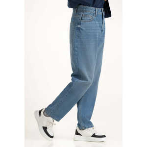 กางเกงยีนส์ Mom Fit รุ่น WM-JNS-WS25-006 ทรง Bootcut ระบายอากาศได้ดี ทรง Boyfriend & Cargo เอวสูง ไซส์ 2XL สำหรับผู้หญิง - Product Image 3