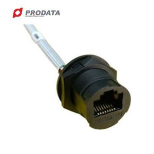 Arnés de cableado de montaje de cable RJ45 resistente al agua industrial IP67 68 - Product Image 1