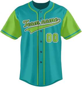 Camisetas de béisbol personalizadas al por mayor, uniformes sublimados transpirables y duraderos para equipos, nombre y número personalizados - Product Image 3