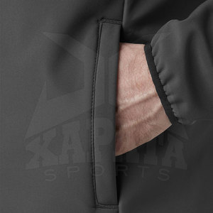 Service OEM, veste softshell pour homme de haute qualité, personnalisable, avec design respirant, col montant - Product Image 6