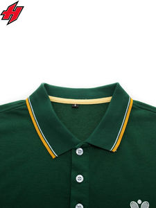 เสื้อโปโลผ้าฝ้าย100% สำหรับผู้ชายเสื้อโปโลปักลายพิมพ์โลโก้ชุดเสื้อผ้าคอตตอนสำหรับผู้ชาย - Product Image 2