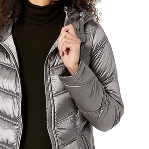 Chaqueta Acolchada para Mujer, Diseño Personalizado, Venta Caliente OEM, Ropa de Invierno, Chaqueta Acolchada Teñida, Transpirable - Product Image 4