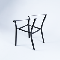 Chaise de salle à manger en métal moderne pour hôtels de cuisine intérieure extérieure-Remise du fabricant vietnamien pour l'étude de l'habillage