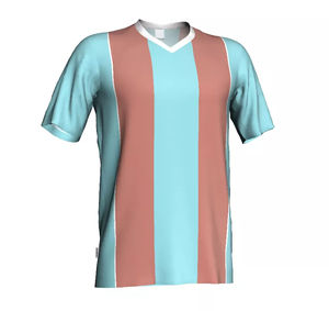 Camiseta de Fútbol Deportiva al Mejor Precio, Camiseta de Fútbol de Entrenamiento con Cuello Redondo, Tejido de Malla de Poliéster de Secado Rápido - Product Image 4