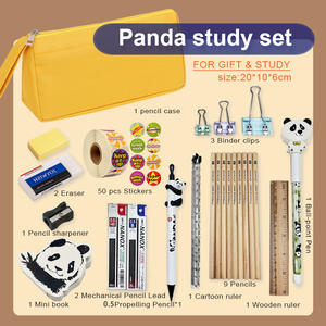 Set <span class=keywords><strong>di</strong></span> Matite Artistiche Elegante Kit da <span class=keywords><strong>Disegno</strong></span> <span class=keywords><strong>Panda</strong></span> 5-in-1 Astuccio con Matite Colorate Set Regalo Conforme a CE/EN71 - Product Image 2