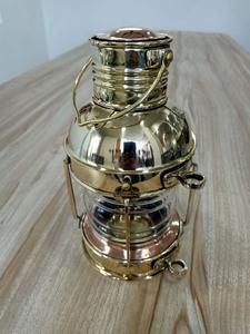 Lampe à huile en laiton de 10 pouces, lanterne suspendue décorative de noël, lanterne d'halloween, lanternes de Table de ferme, lanternes Vintage, décoration de la maison - Product Image 3