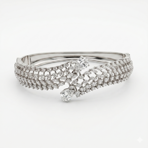 Pulsera de Plata de Ley con Diamantes de Moissanita, Elegancia Clásica, Joyería Premium - Product Image 2
