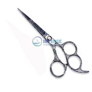 Custom Logo Barber <b>Scissors</b> 6.5in Matte Black Luxury <b>Hair</b> <b>Scissors</b> Ultra-Sharp High Carbon Steel Barber Shears for Men Women - Product Image 1