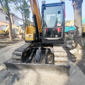 Mini-excavatrice d'occasion Sany SY75c de 7,5 tonnes, fabriquée en Chine, avec chenilles à patins en caoutchouc, en excellent état - Product Image 5