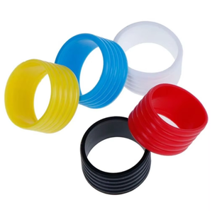 4ชิ้นซิลิโคนไม้เทนนิสมือจับแหวนยางปิด - Product Image 1