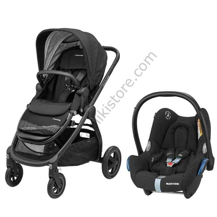 Maxi-Cosi Adorra-Cabriofix Travel System Baby Stroller / Frequency Black