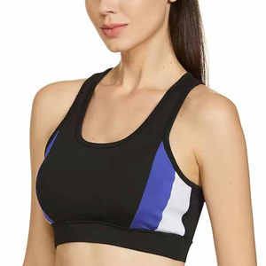Soutien-gorge de sport sans couture à maintien élevé, push-up, grande taille, léger, simple, lavé à l'avant, pour femmes actives, rembourrage amovible, respirant - Product Image 3