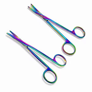 Tijeras Metzenbaum de Acero Quirúrgico Super Médico con Recubrimiento de Color, Curvas y Sin Filo, Certificadas por la CE, para Uso Hospitalario, SurgiRight - Product Image 1