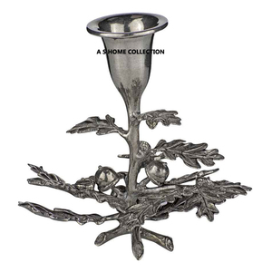 Marvelous Design Leaf Shape <b>Concrete</b> Unique <b>Candle</b> Jar Silver Color Aluminum Metal Living Room Office Bedroom Decorative - Product Image 5