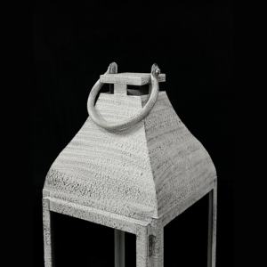 Lanternes de Noël suspendues en métal blanc fantaisie 2025, revêtement en poudre, décoration intérieure et extérieure, faites à la main, personnalisables, haute qualité, pour la maison - Product Image 3