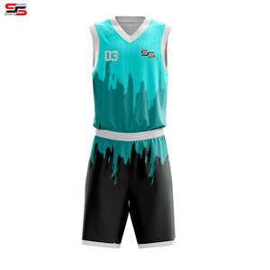 Uniforme de baloncesto de nuevo estilo personalizado hecho en poliéster 100% uniforme de baloncesto hecho en Pakistán uniforme de baloncesto - Product Image 3