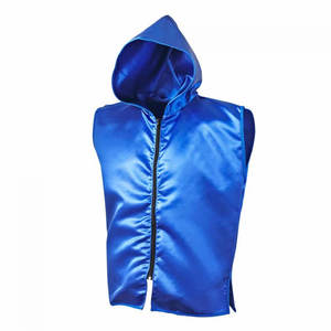 New Arrival Boxing <b>Sleeveless</b> Hoodies Solid Color Boxing <b>Sleeveless</b> <b>Hoodie</b> by Player Styles - Product Image 6