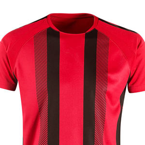 Camiseta deportiva personalizada con sublimación, roja y negra camiseta de fútbol, camiseta de fútbol del equipo nacional, camiseta de uniforme de diseño personalizado con cuello redondo - Product Image 1