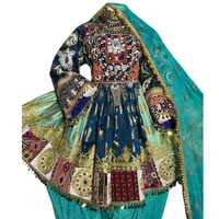 Nuovo arrivo Afghani Pakistani Wedding Party abiti da donna pesanti ricamati abiti Vintage bohémien realizzati in seta