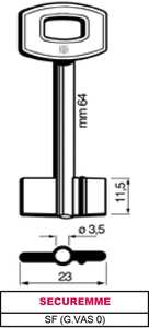 Llave para Bomba Sf (g.Vas 0) - Product Image 1