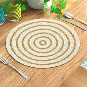 Best-Themed Rounded Tableware Decorative Design Glass <b>Beads</b> <b>Placemat</b> for Parties and Other Functions Mats & Pads - Product Image 6