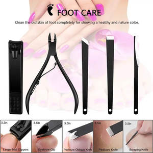 Kit de Pedicura Profesional 15 en 1, de Acero Inoxidable, Portátil, para el Cuidado de las Uñas, Eliminador de Callosidades, en Caja de Cuero - Product Image 2