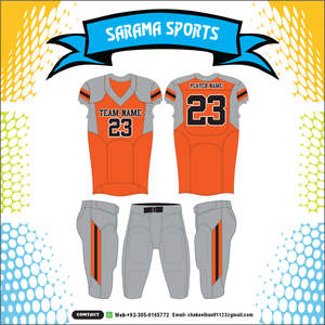 Top tendance nouvelle vente matériel frais fabriqué par des travailleurs expérimentés nouvel uniforme de football américain à faible taux, - Product Image 6