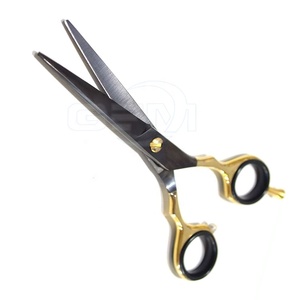 Ciseaux de barbier en acier inoxydable de couleur unie au design unique - Outils de coiffure durables et réutilisables, fabriqués sur mesure - Product Image 4