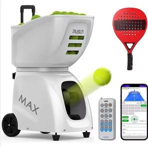 Lanceur de balles de tennis automatique, application, télécommande - Product Image 1