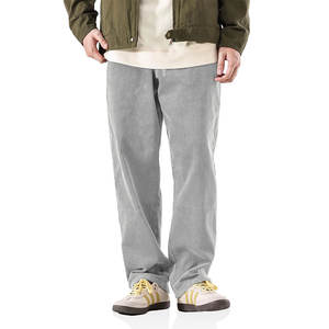 กางเกงวอร์มผ้าคอตตอนสำหรับผู้ชายกางเกงทรงหลวมขากว้างแบบลำลองออกแบบได้ตามต้องการ - Product Image 1