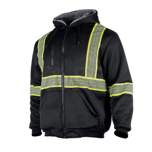 Haute visibilité travail hommes Hi Vis sweat à capuche imprimé Logo Construction Hi Vis sweat à capuche vêtements de travail réfléchissants Hi Vis sweat à capuche pour hommes - Product Image 1