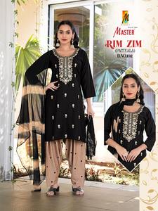 Salwar Kameez de créateur dernier cri en rayonne souple pour les femmes, vêtements de bureau disponibles au prix de gros - Product Image 3