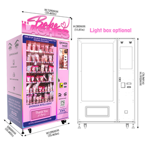 Máquina Expendedora de Pestañas de Acero Inoxidable Pequeña con Pantalla Táctil, Personalización de Logotipo Gratuita, Cumple con ADA, para Artículos de Belleza y Cosméticos - Product Image 2