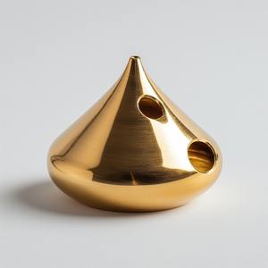 Elegant Modern Metal Incense Stick Holder Knob With Smooth Surface And Decorative Luxury Appeal - Product Image 2