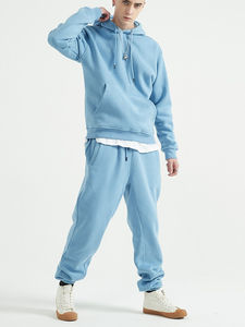 Logo personnalisé d'usine unisexe en vente chaude pantalon de survêtement en coton vierge avec poches latérales pour hommes - Product Image 2