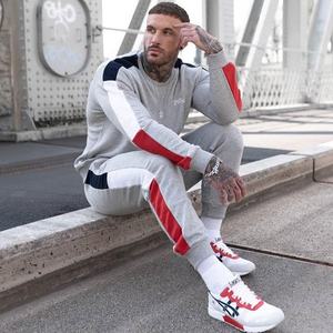 Ensemble de survêtement de sport en coton 100% respirant avec logo personnalisé pour hommes, taille XXL, pour les saisons été/hiver - Product Image 3