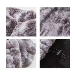 Veste polaire Sherpa en toile légère pour hommes avec col montant doublure respirante coupe polyvalente idéale pour les voyages par temps frais - Product Image 6