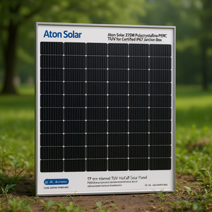 Panel Solar Policristalino PERC de 275W de Aton Solar, con Certificación TUV, Caja de Conexiones IP67 - Product Image 3