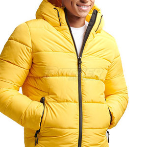 Servicios OEM Chaqueta Acolchada con Capucha para Hombre de Alta Calidad 2025 Logotipo Personalizado Nuevo Diseño Impermeable y Cortavientos de Invierno - Product Image 2