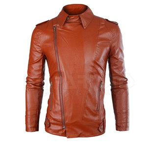 Top Selling <b>Men</b> Winter Sheep <b>Leather</b> <b>Jacket</b> Pakistan Best Quality <b>Men</b> <b>Leather</b> <b>Jackets</b> - Product Image 3