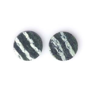 Cabujón de moneda redonda plana de jaspe de cebra Natural de 12mm de la mejor calidad, joyería fina hecha a mano, piedras preciosas sueltas de oro, suministro de calidad - Product Image 4