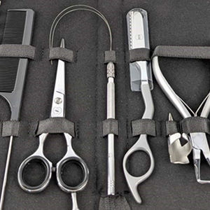 ชุดคีมต่อผมสเตนเลสเกรดสำหรับการผ่าตัดแบบมืออาชีพชุดเครื่องมือด้ายคลิปตะขอดึงห่วงกรรไกร - Product Image 6