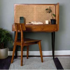 แผ่นหวายม้วนสุทธิหวายสําหรับแผงงานฝีมือและวัสดุศิลปะบนหัวเตียงตู้โต๊ะและเก้าอี้ - Product Image 5