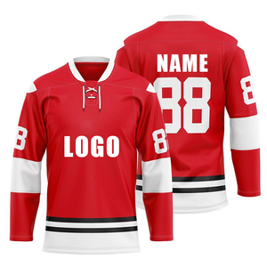 Maillot de hockey sur glace sublimé avec logo de l'équipe sur mesure - Product Image 1