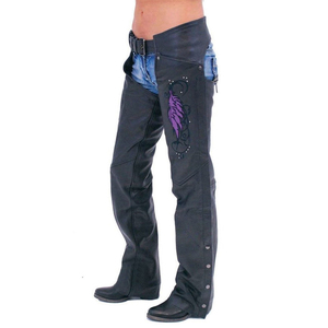 Chaps en cuir véritable de qualité supérieure pour hommes, style western d'équitation, entièrement sur mesure, service OEM/ODM privé - Product Image 4