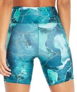 Venta caliente logotipo personalizado Tie Dye cintura alta Sexy Scrunch Butt Seamless Gym Sports Yoga Biker Shorts para mujeres - Product Image 4